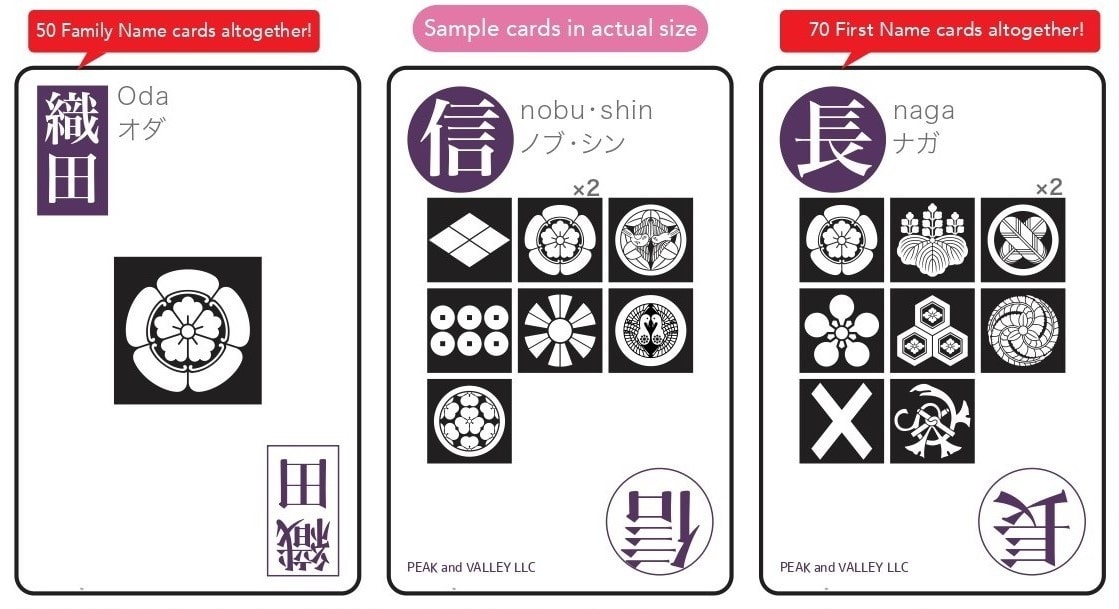 sumple card of Sengoku-busho